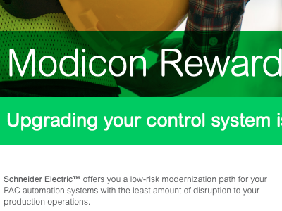 Modicon Rewards Program